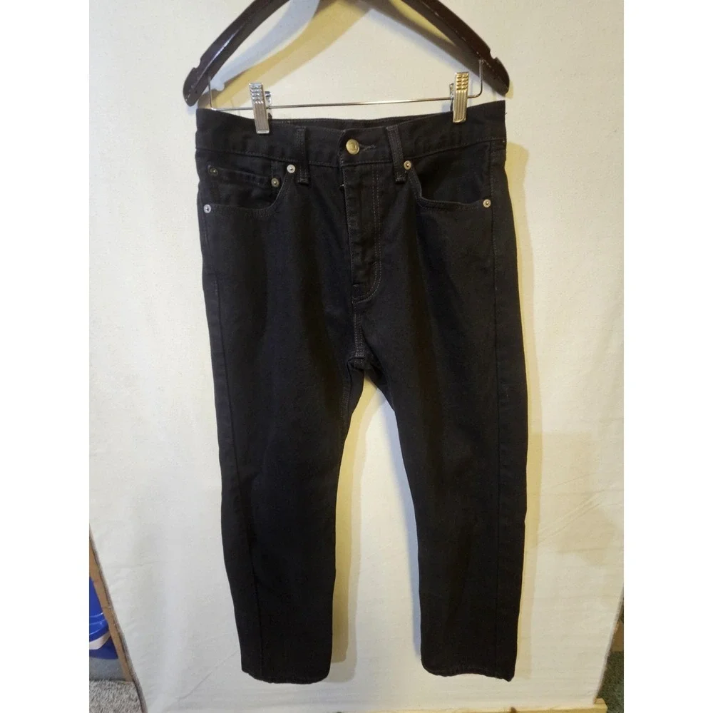 Levi's 505 Regular Fit Jeans - Black, 32Wx30L Mens‎